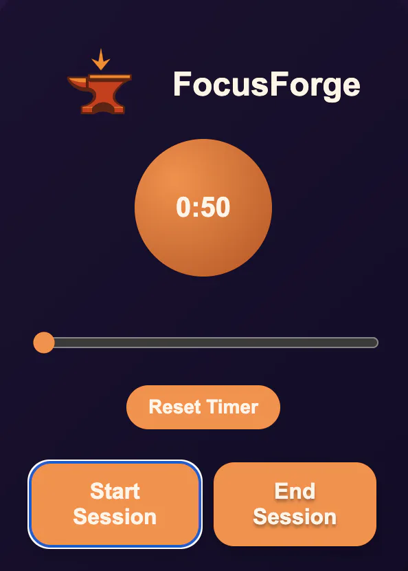 FocusForge screenshot 2
